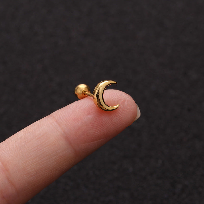 Ear Cartilage Rings & Studs Lady Flower 316 Stainless Steel Copper