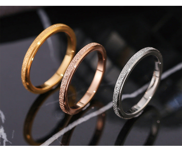 Geometric titanium Fusion Ring