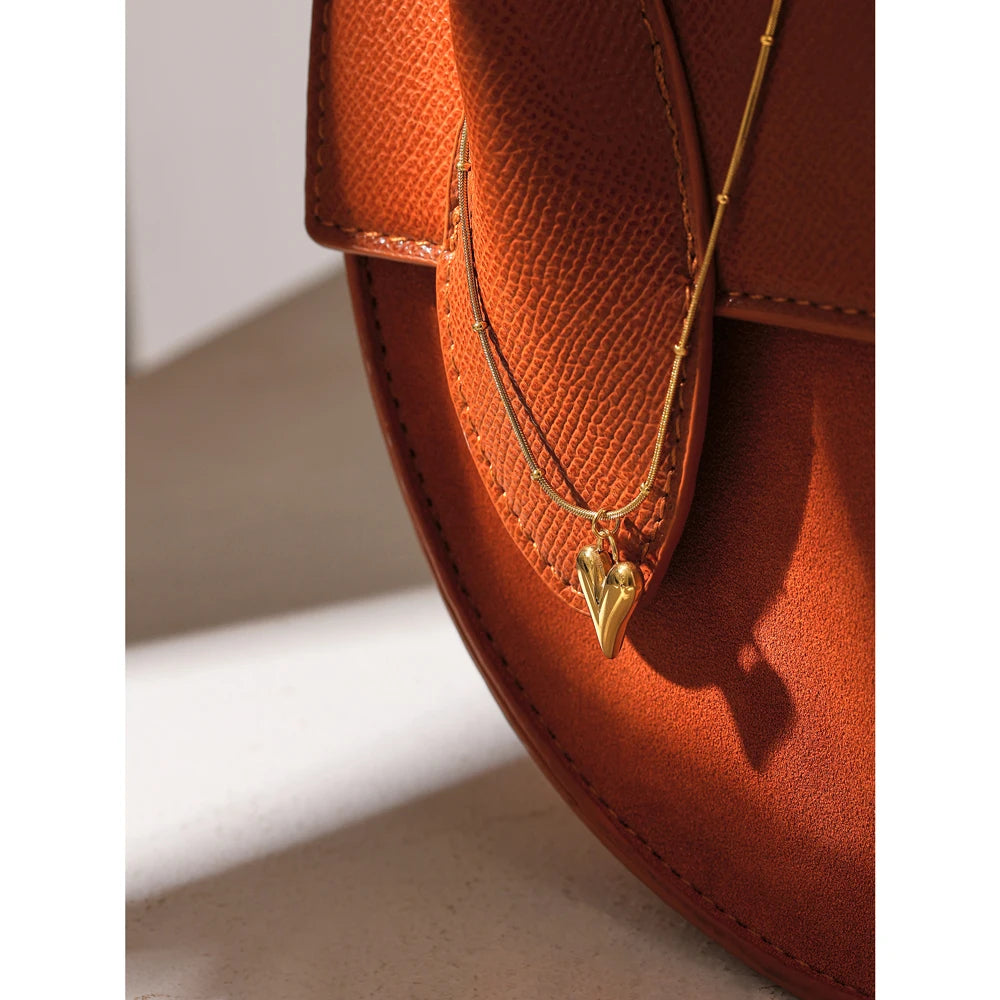 Hearbeat Charm Pendant & Earrings