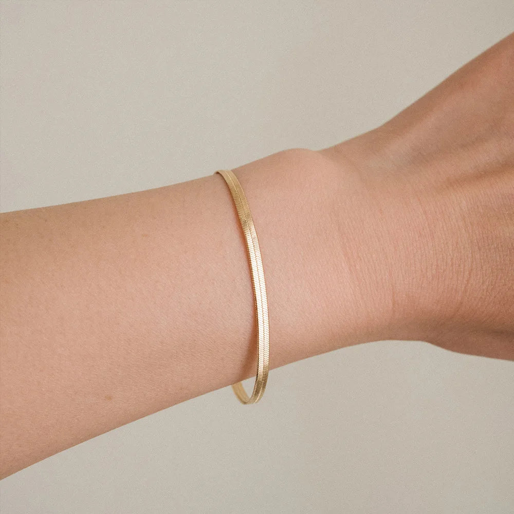 Simple Ultra Snake Chain Bracelet