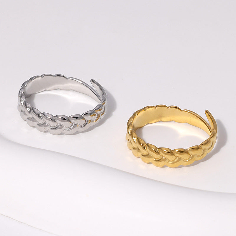 Purezzal 18K Gold Plated Ring