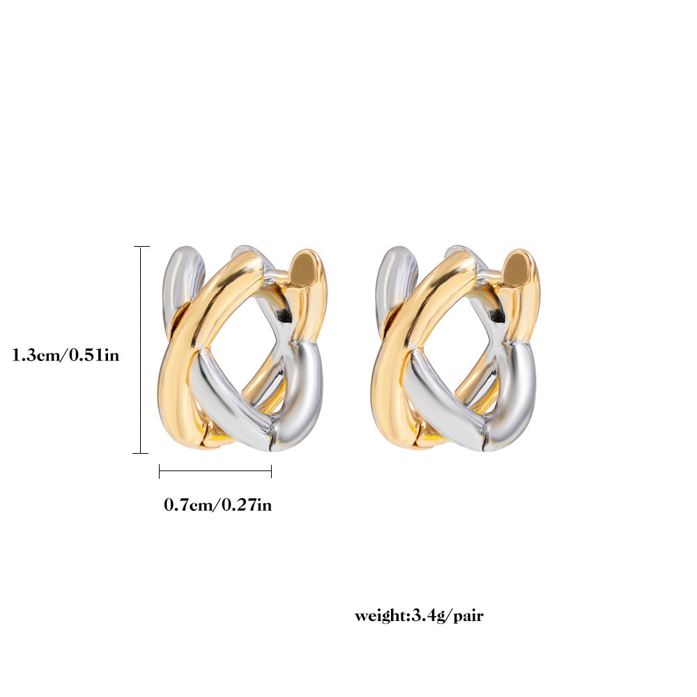 Timeless Color Block Stud Earrings