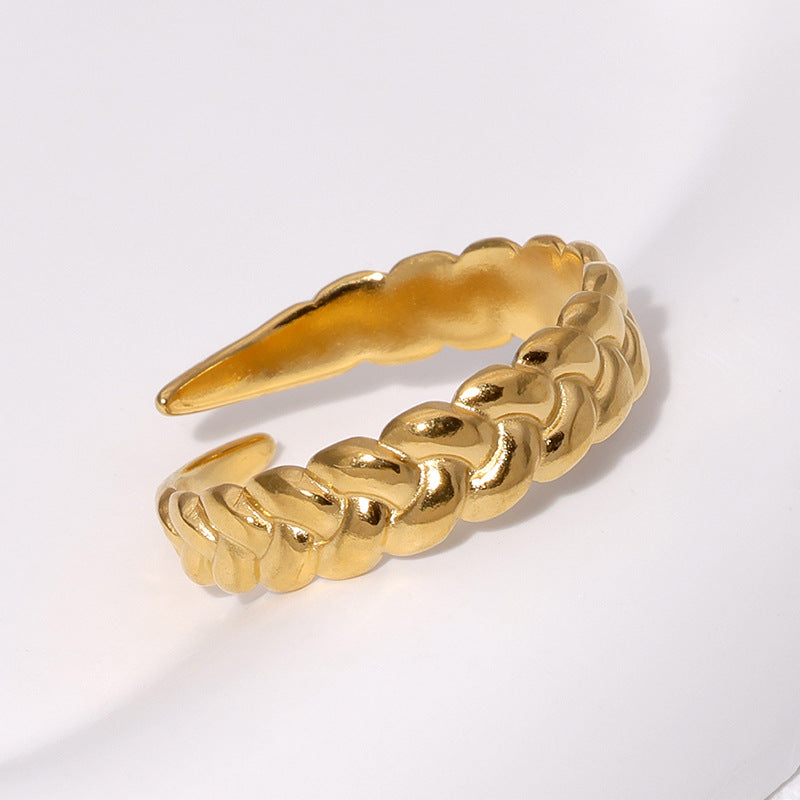 Purezzal 18K Gold Plated Ring