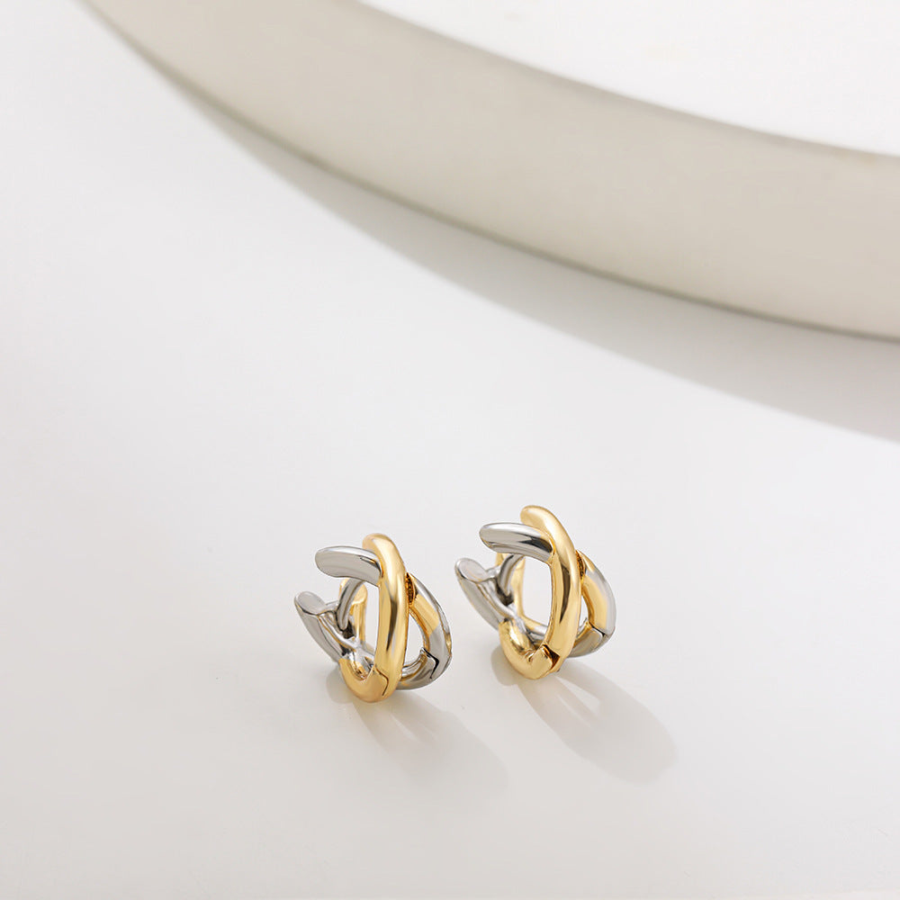 Timeless Color Block Stud Earrings