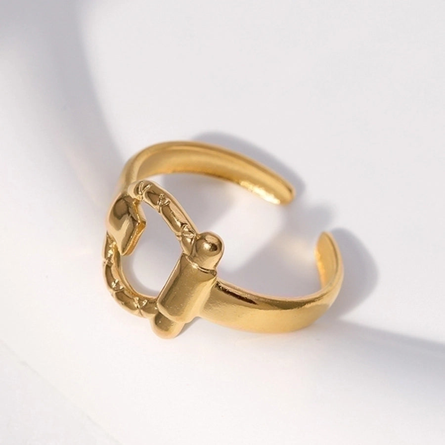 Modern Fashion 18K Gold Plated Open Ring