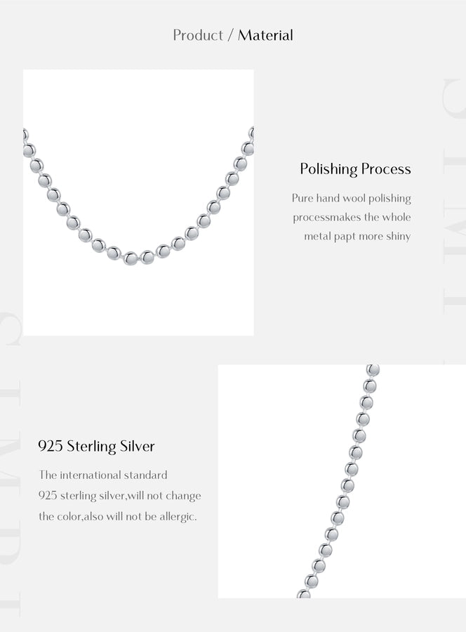 Sterling Silver Rack-Plated Geometric Choker