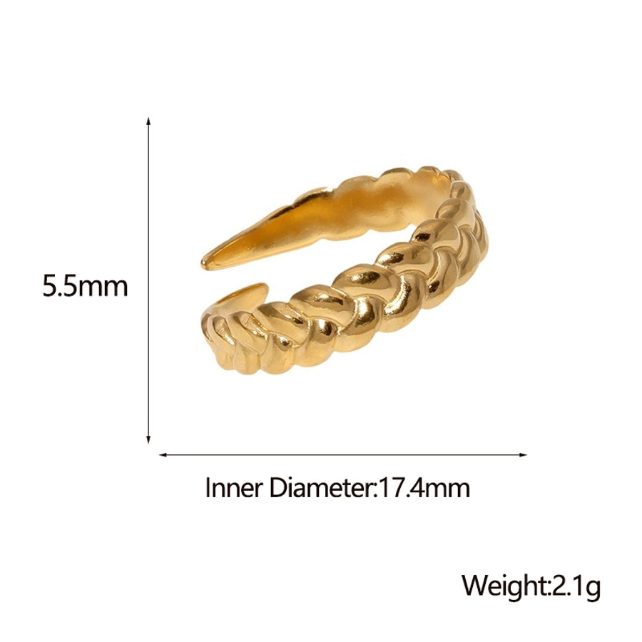 Purezzal 18K Gold Plated Ring