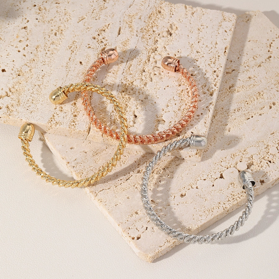 Romantic 18K Gold Plated Bangle