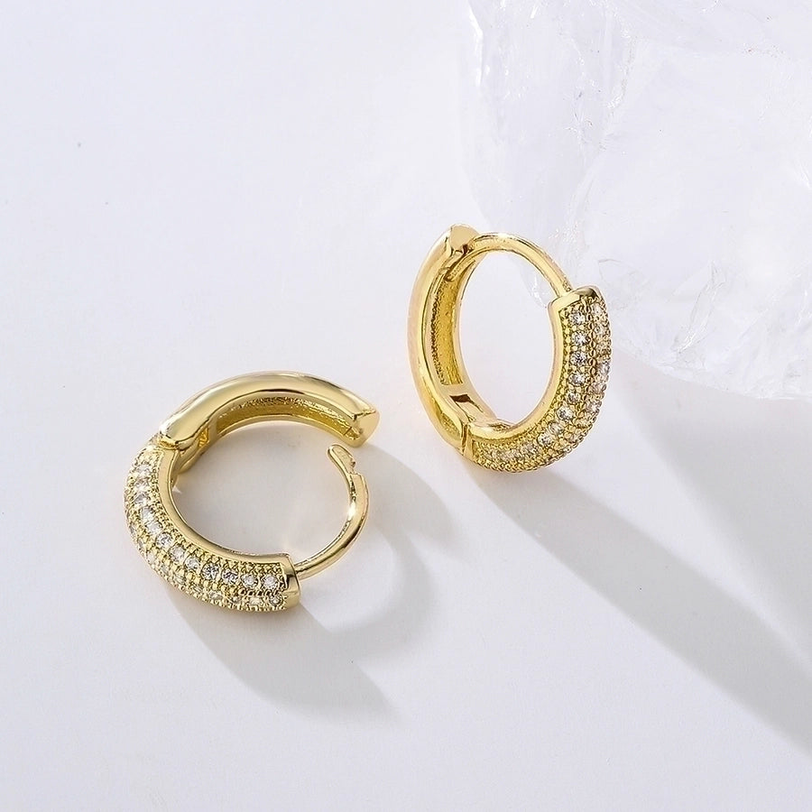 Sculpted Elegance Hoops