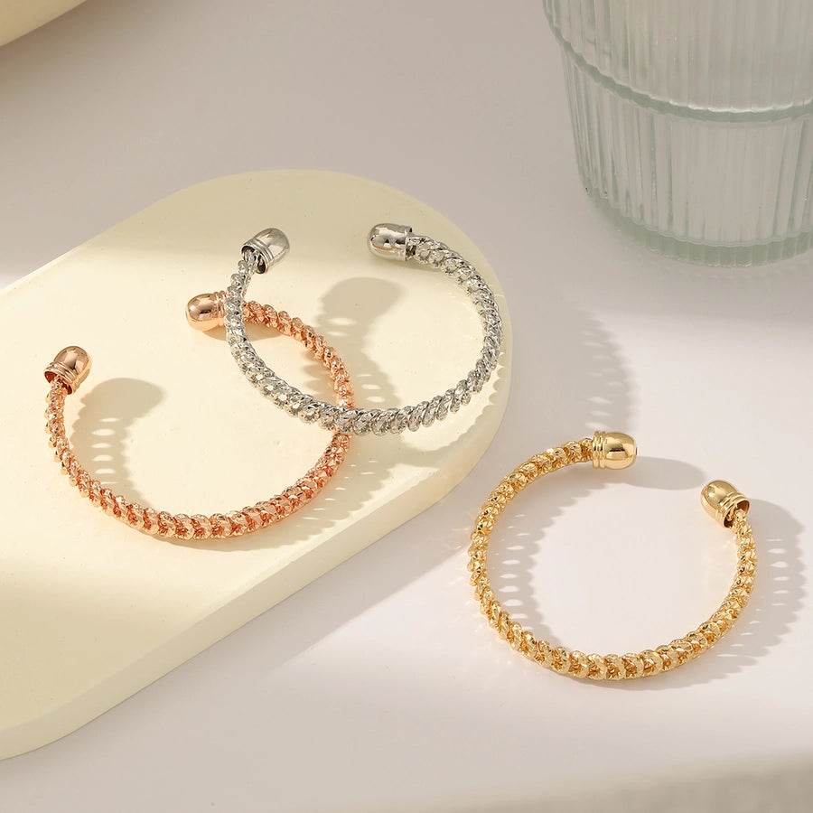 Romantic 18K Gold Plated Bangle