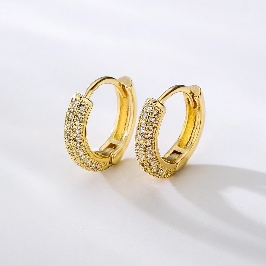 Sculpted Elegance Hoops