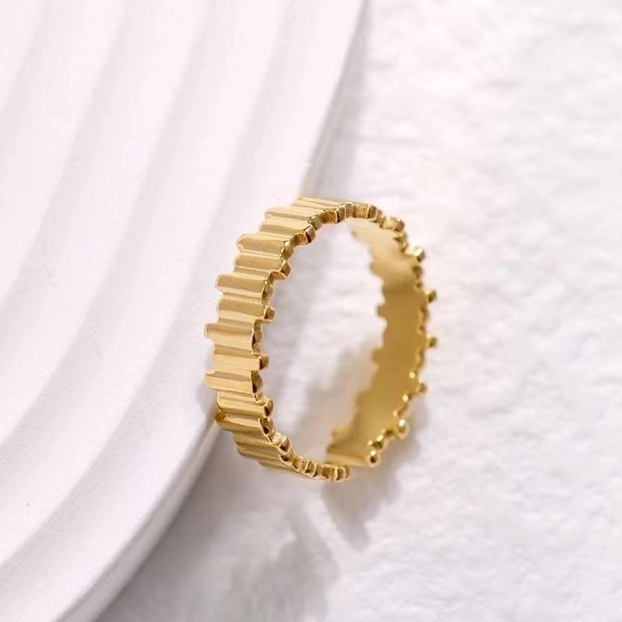 Modern Fashion 18K Gold Plated Open Ring