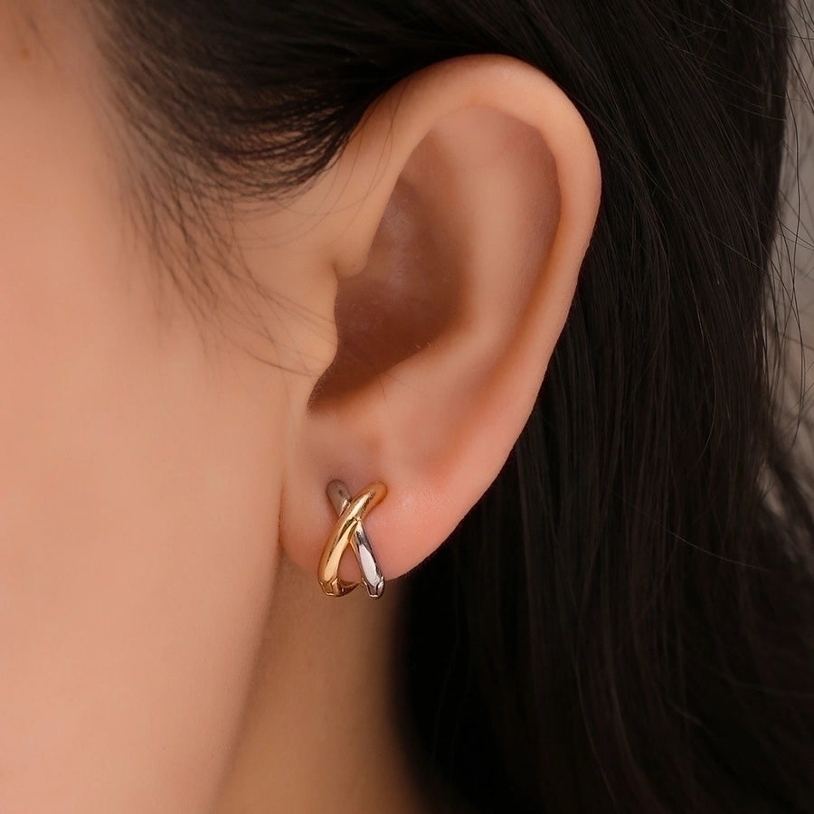Timeless Color Block Stud Earrings