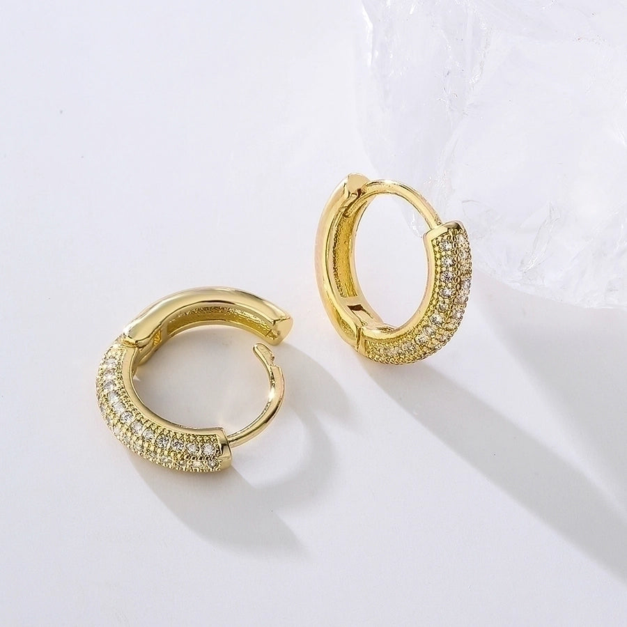 Sculpted Elegance Hoops