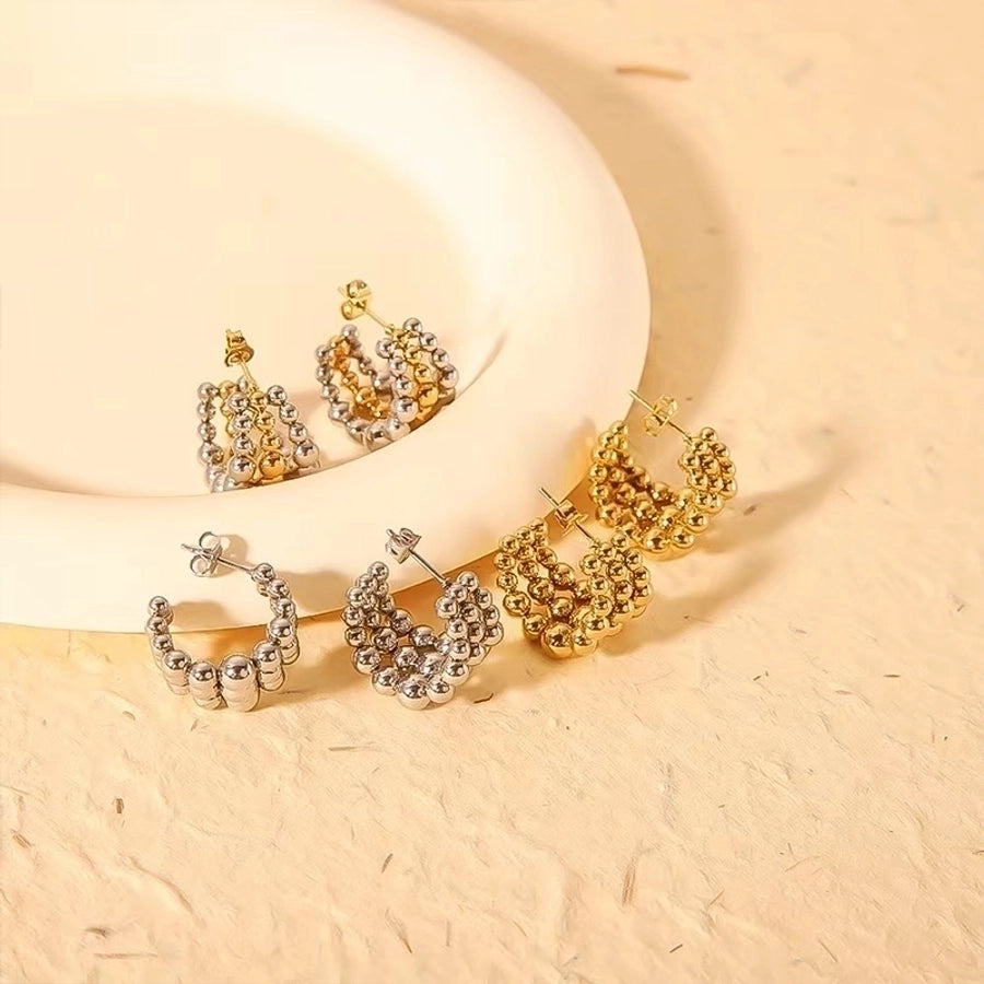 C-Shaped Chic Ear Studs