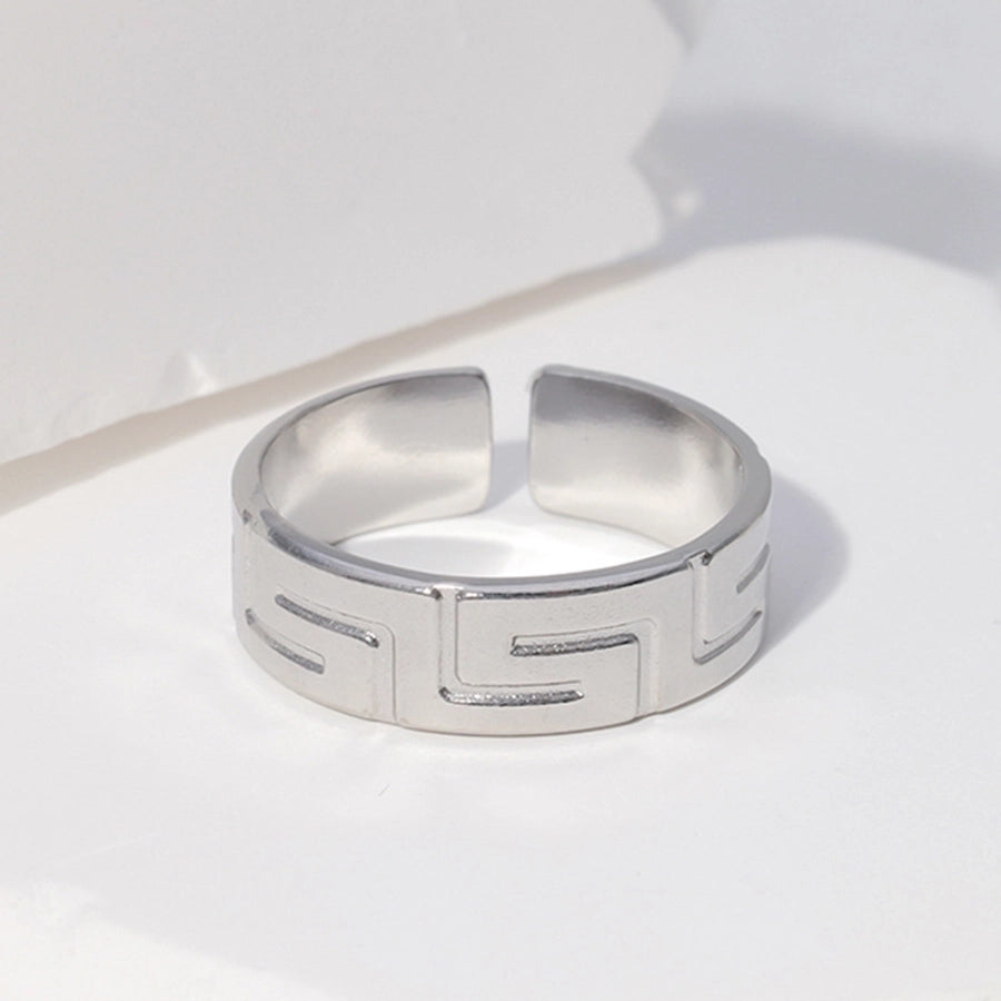 Modern Fashion 18K Gold Plated Open Ring
