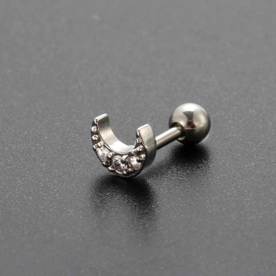 Ear Cartilage Rings & Studs Lady Flower 316 Stainless Steel Copper