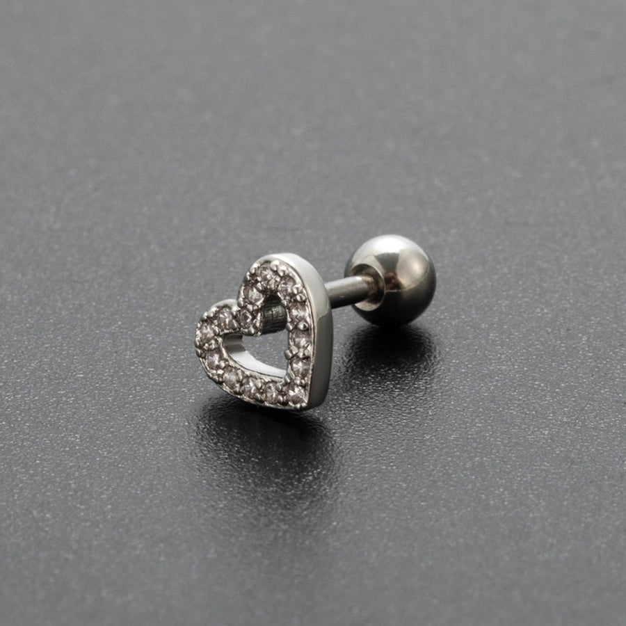 Ear Cartilage Rings & Studs Lady Flower 316 Stainless Steel Copper