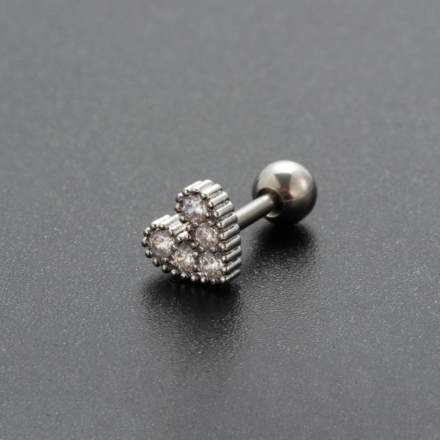 Ear Cartilage Rings & Studs Lady Flower 316 Stainless Steel Copper