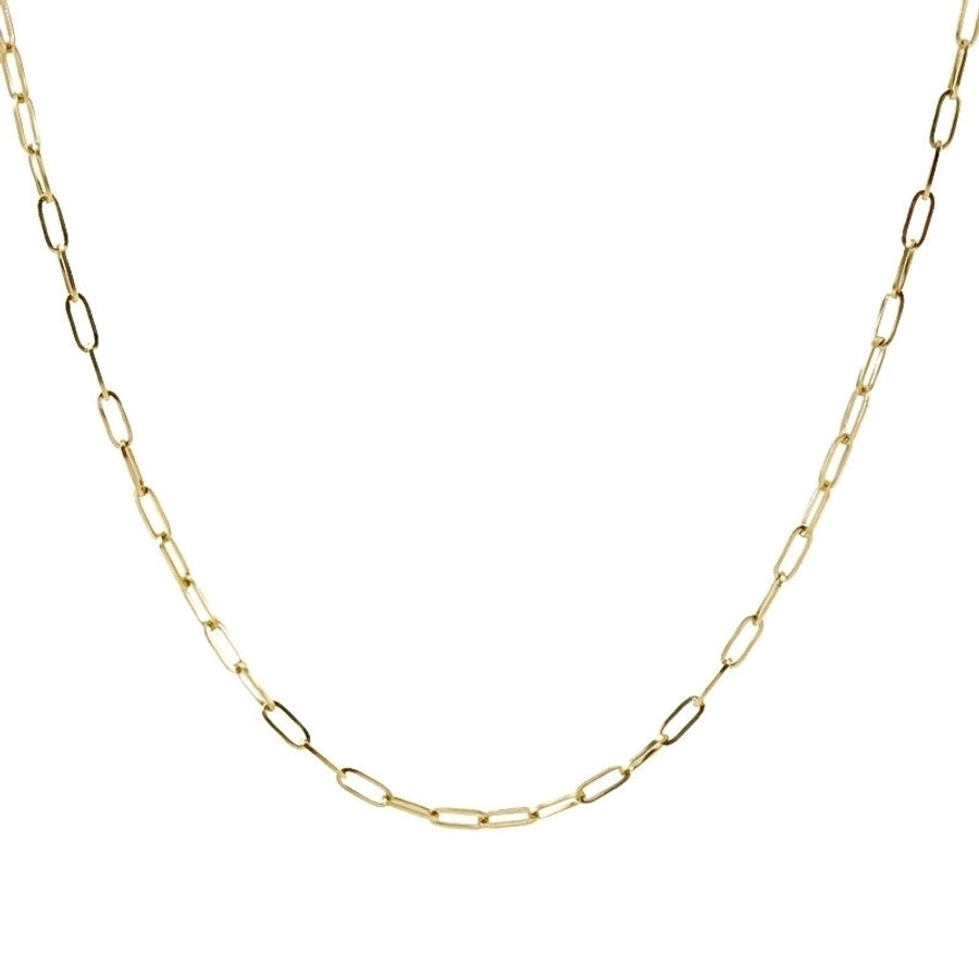 Fashion Geometric 18k Gold Plated Stainless Steel Necklace