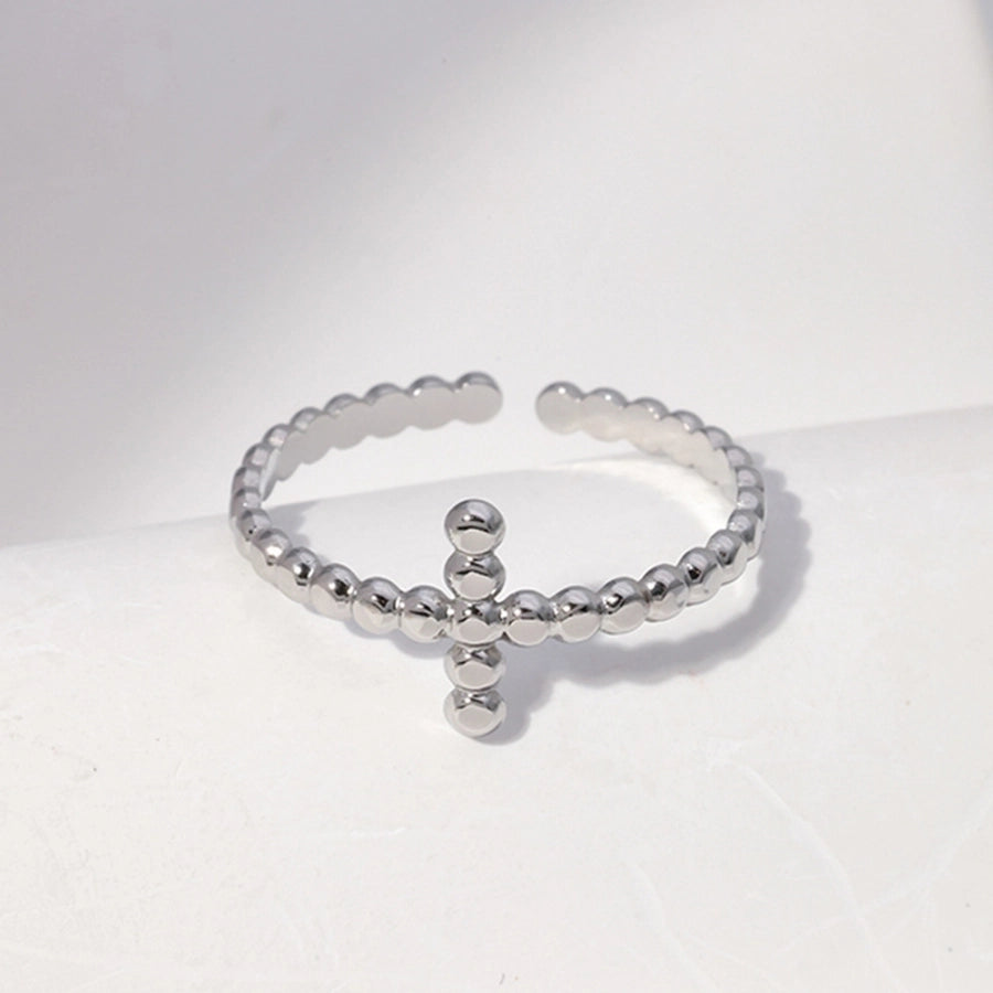 Greek pattern 18K Gold Plated Open Ring