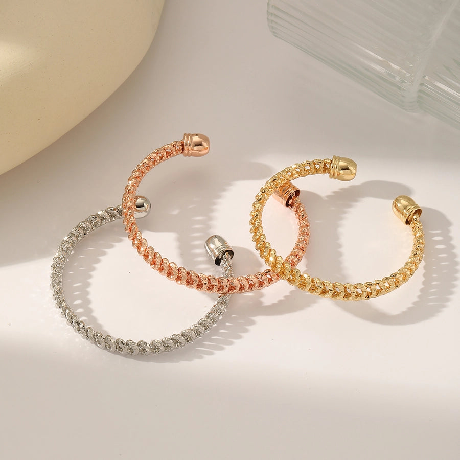 Romantic 18K Gold Plated Bangle