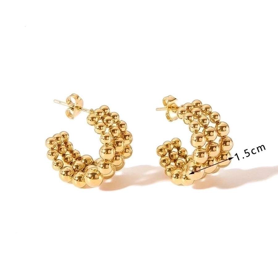 C-Shaped Chic Ear Studs
