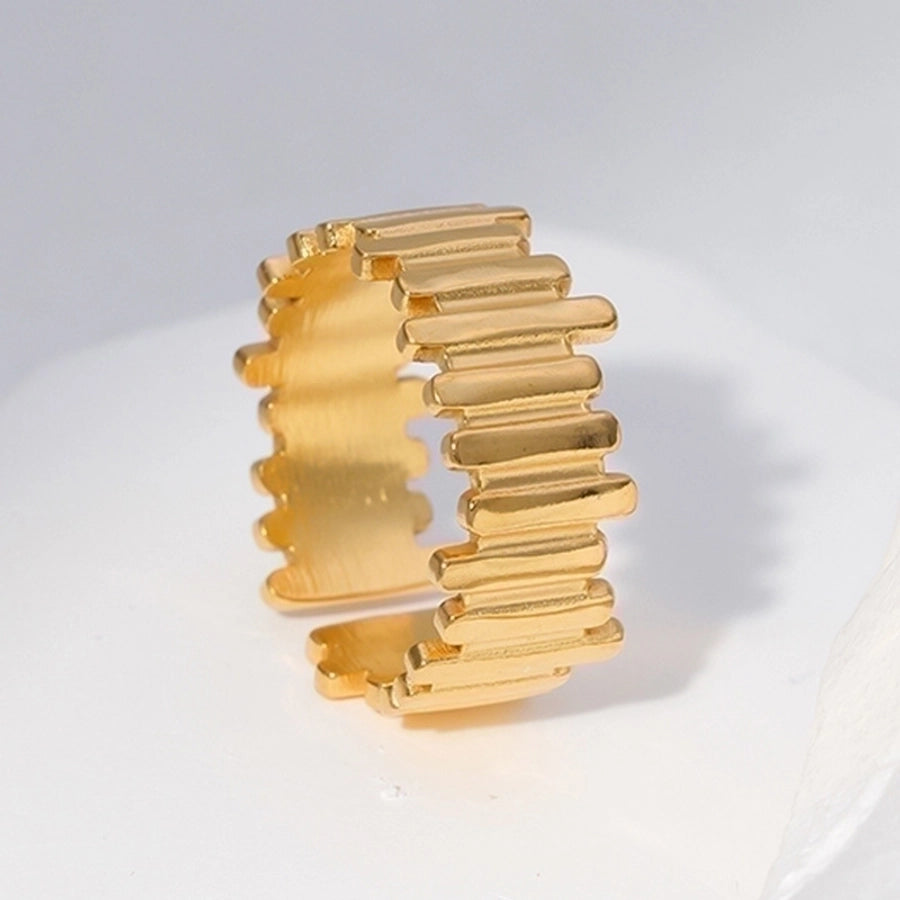 Modern Fashion 18K Gold Plated Open Ring