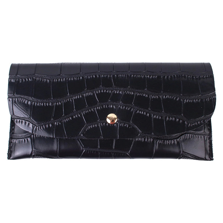 Women's Solid Color Pu Leather Lock Flip Cover Wallets
