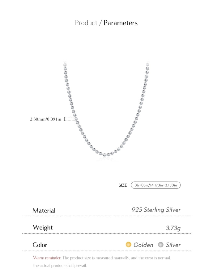 Sterling Silver Rack-Plated Geometric Choker