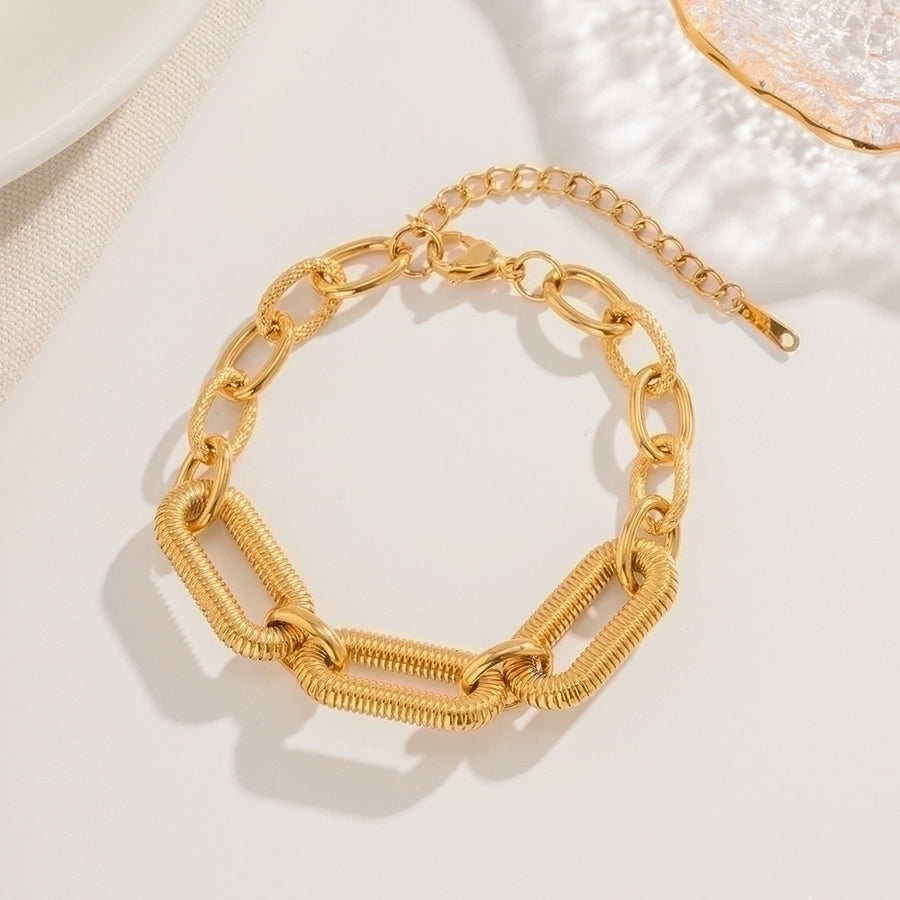Simple Style Solid Color Bracelet
