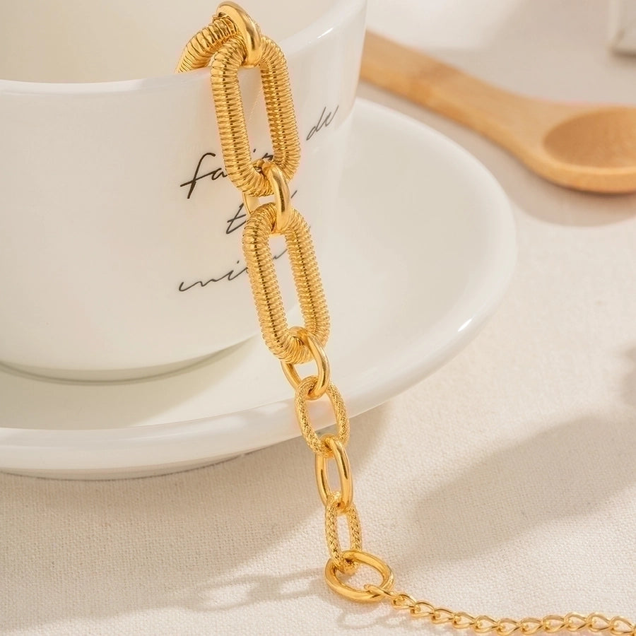 Simple Style Solid Color Bracelet