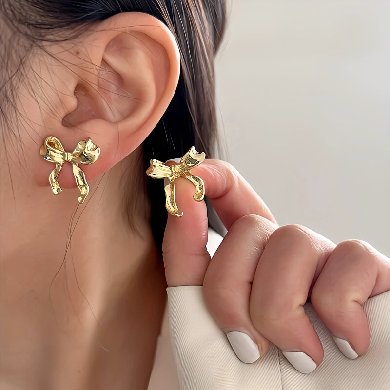 Modern Bow Knot Earrings