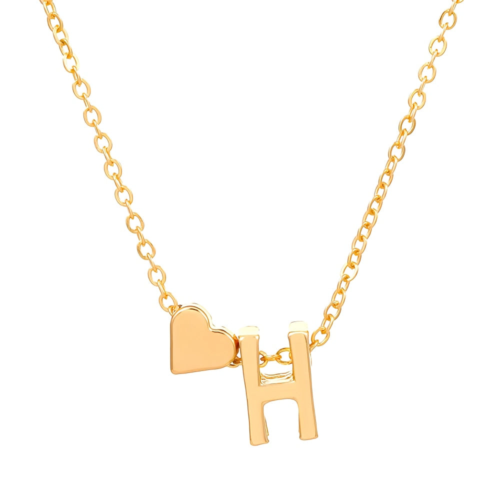 English Initial Letter Necklace