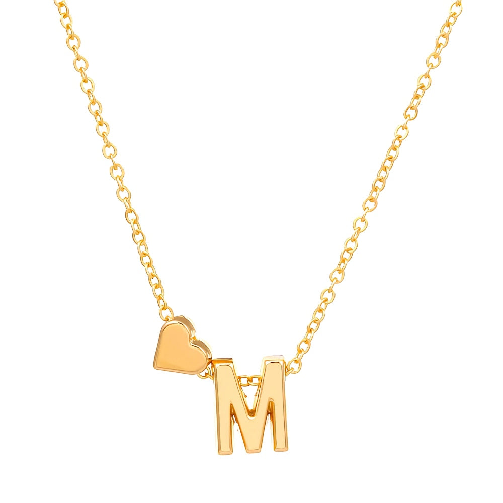 English Initial Letter Necklace