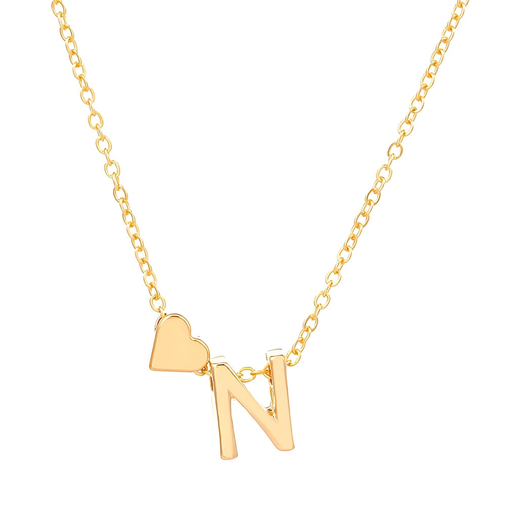 English Initial Letter Necklace