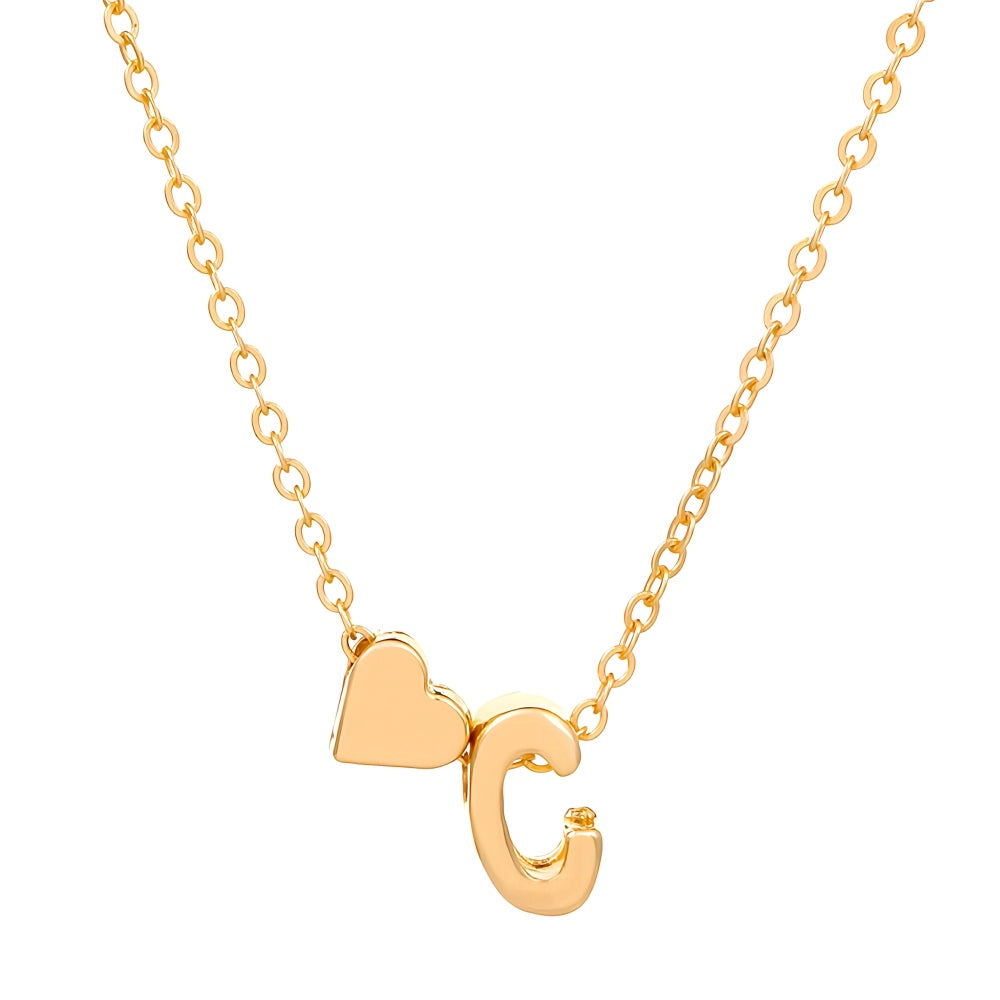 English Initial Letter Necklace