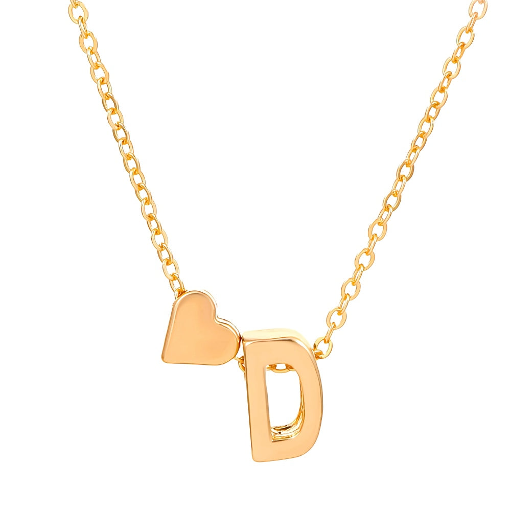 English Initial Letter Necklace