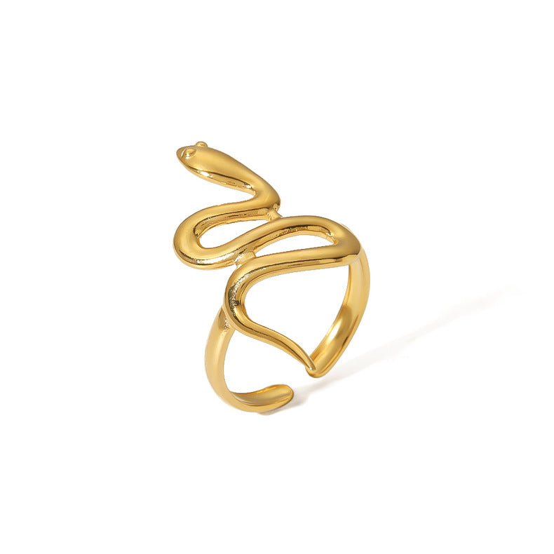 18K Gold Plated Modern Style Plating Geometric Open Rings