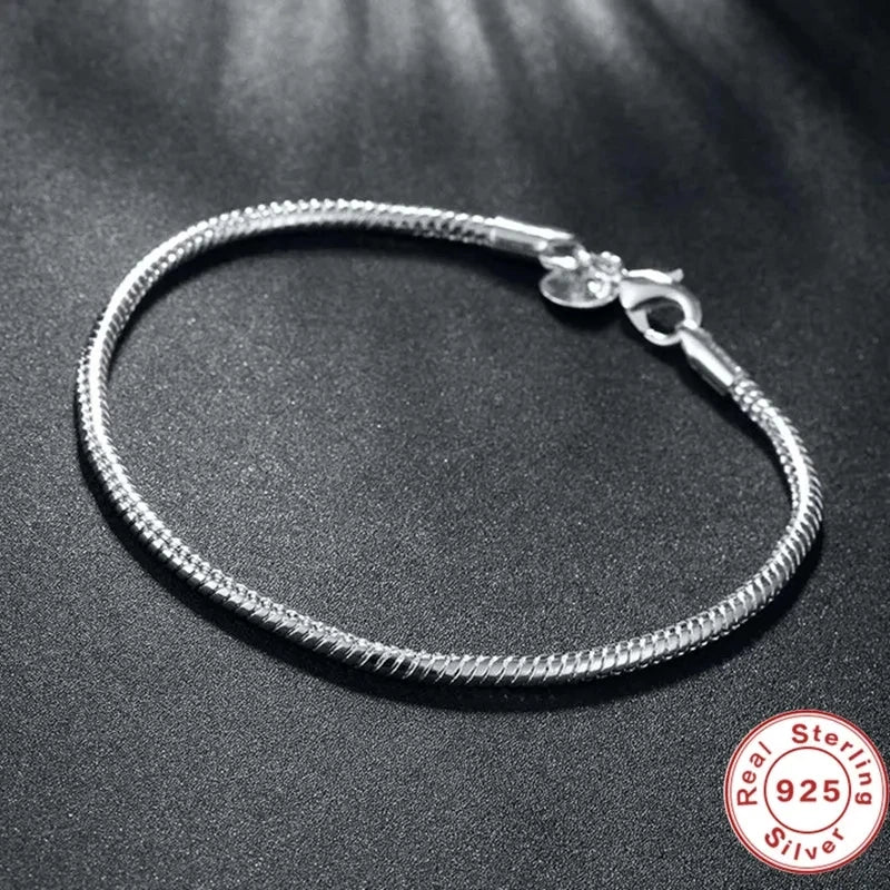 Timeless 925 Silver Charm Bracelet