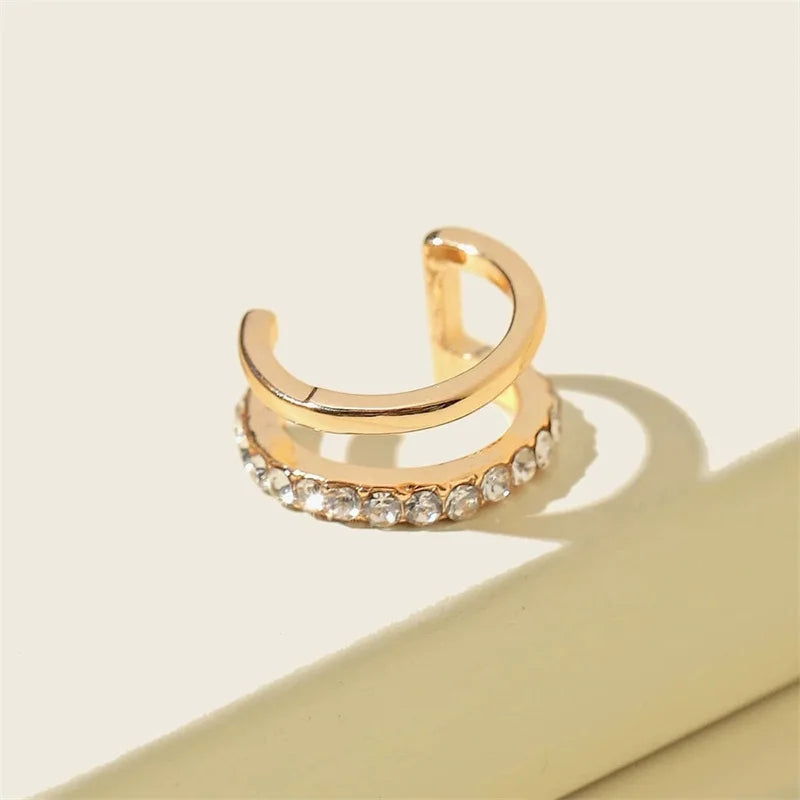 Exquisite Rhinestone Ear Cuff| Minimalist No-Piercing Earring