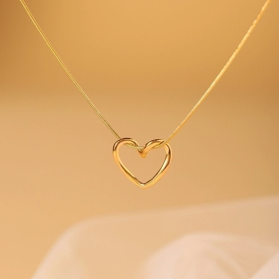 Elegant Heartbeat Pendant Necklace