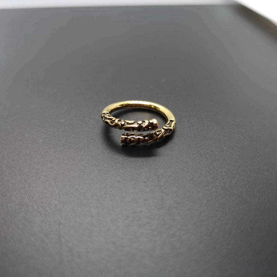 Retro Revival Open Ring