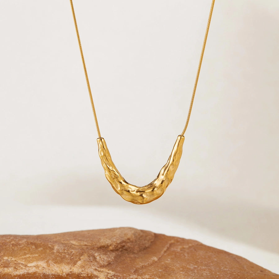 18K Gold Plated Minimalist style Ultra shaped Necklace