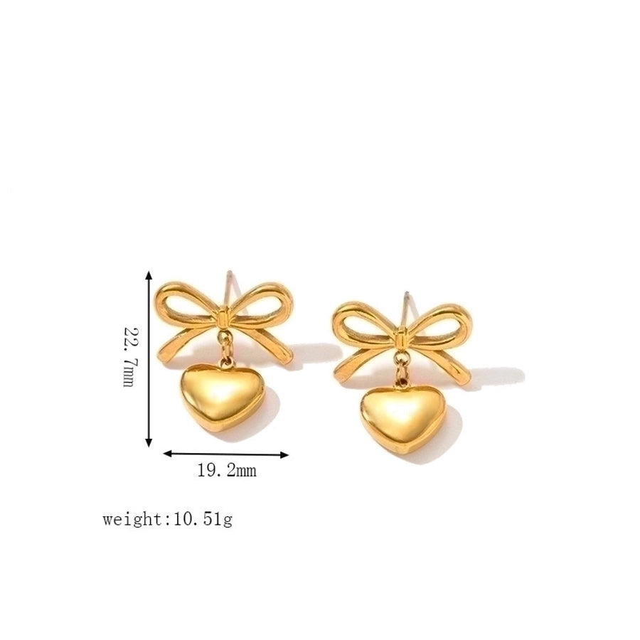 Charming Pentagram Heart Hoop Earrings collection