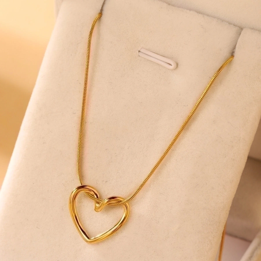 Elegant Heartbeat Pendant Necklace