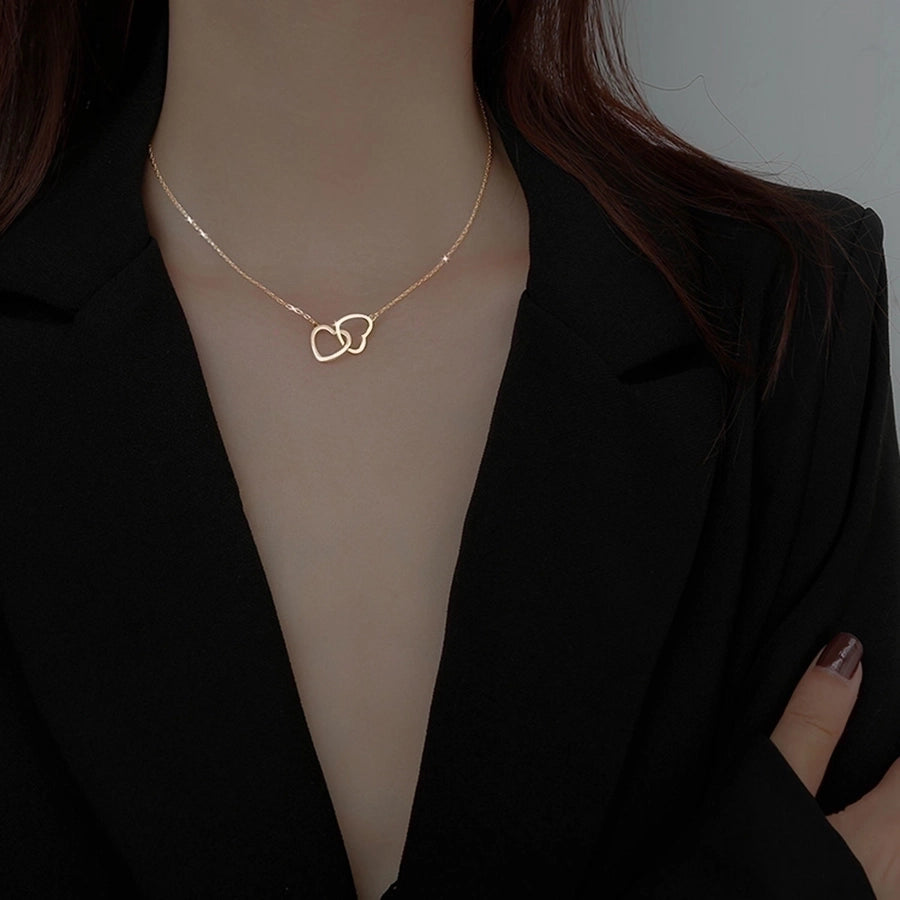 18K Gold Plated Heartfelt Connection Necklace