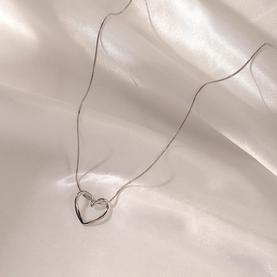 Elegant Heartbeat Pendant Necklace