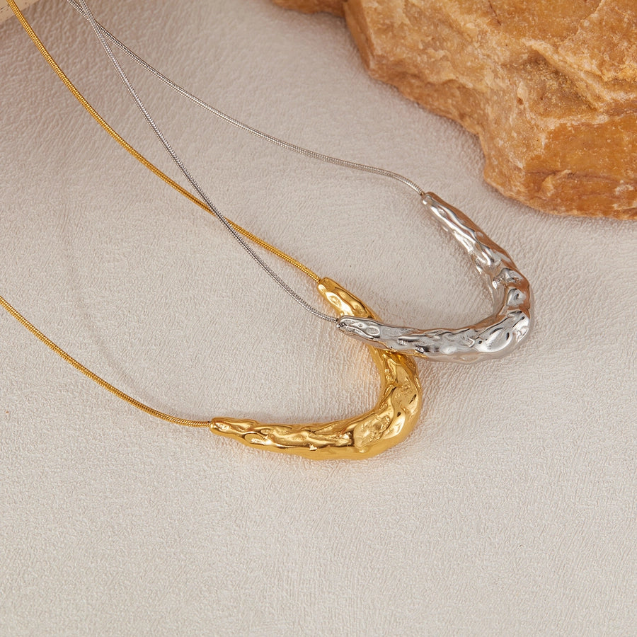 18K Gold Plated Minimalist style Ultra shaped Necklace