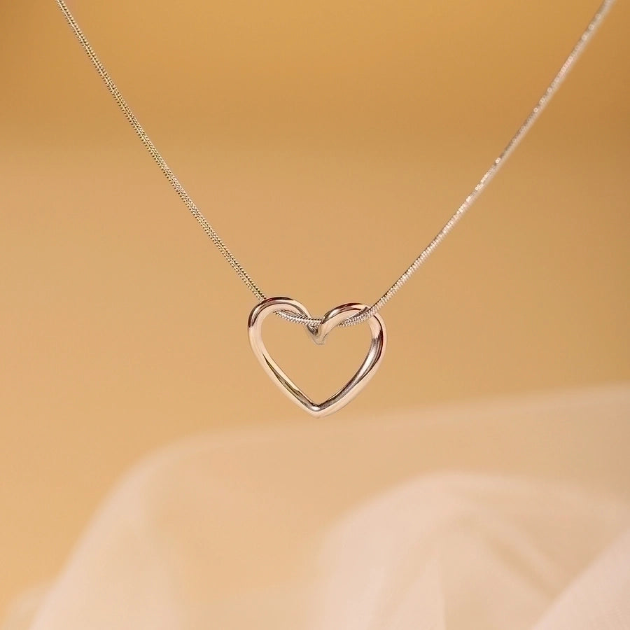 Elegant Heartbeat Pendant Necklace